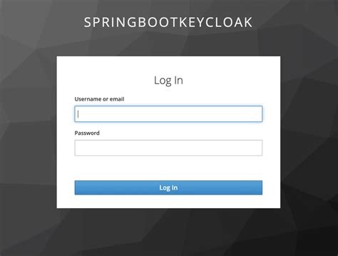 Keycloak login